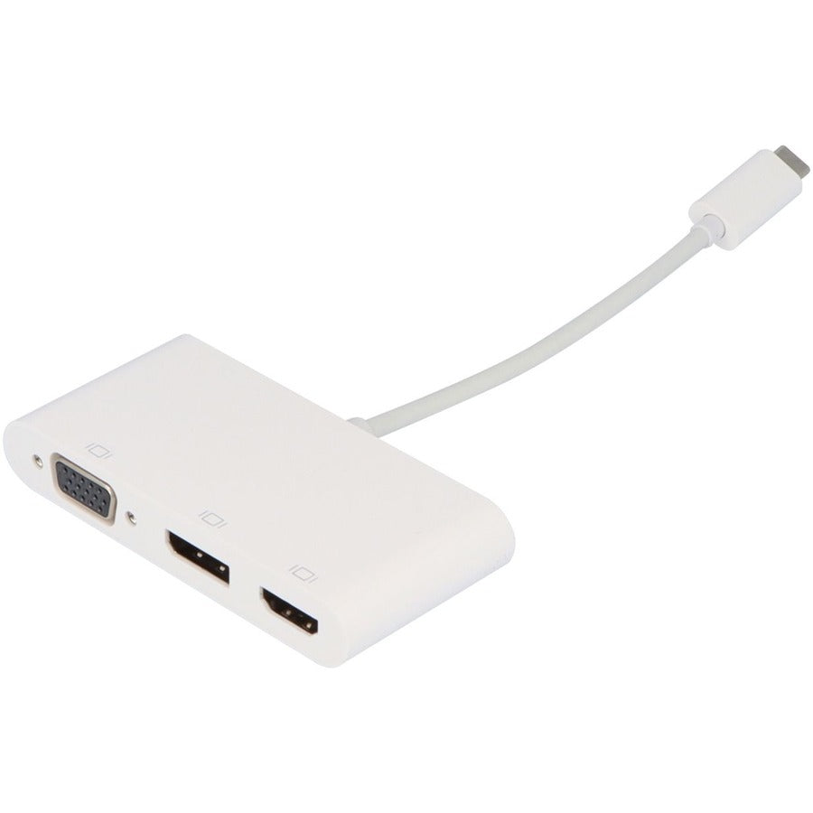 VisionTek USB-C to DisplayPort, HDMI & VGA Hub (M/F/F/F) 901433