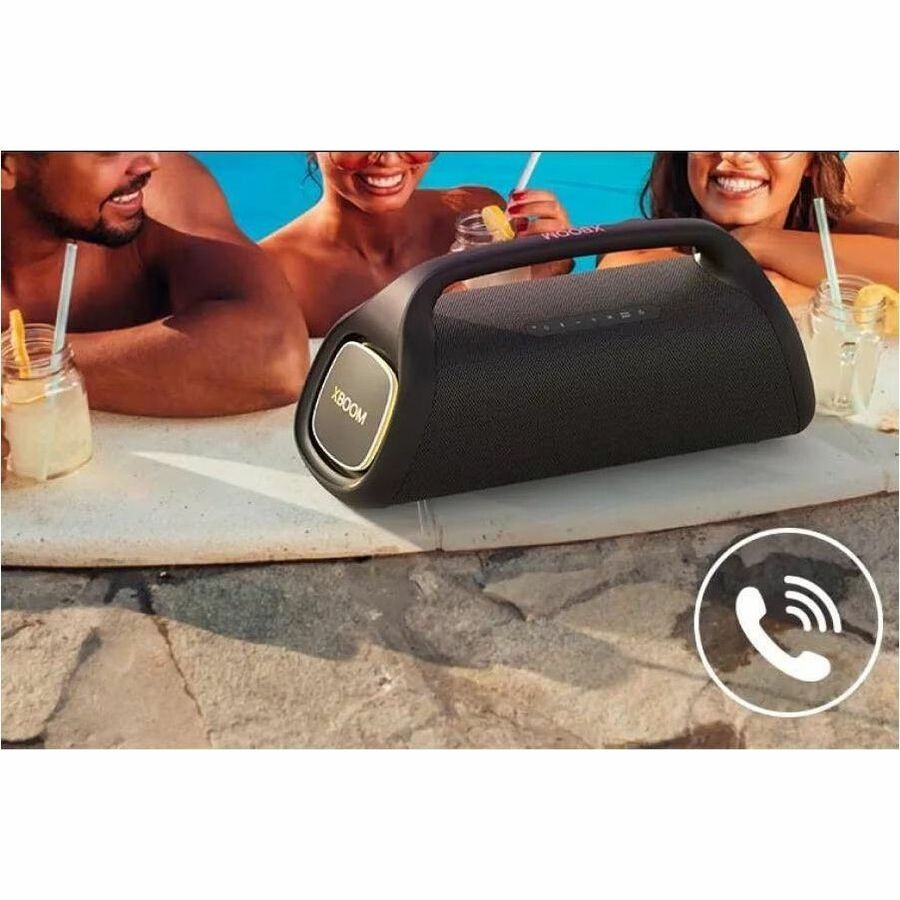 LG XBOOM Go Portable Bluetooth Speaker System - Google Assistant, Siri Supported - Black XG9QBK.DUSALLK