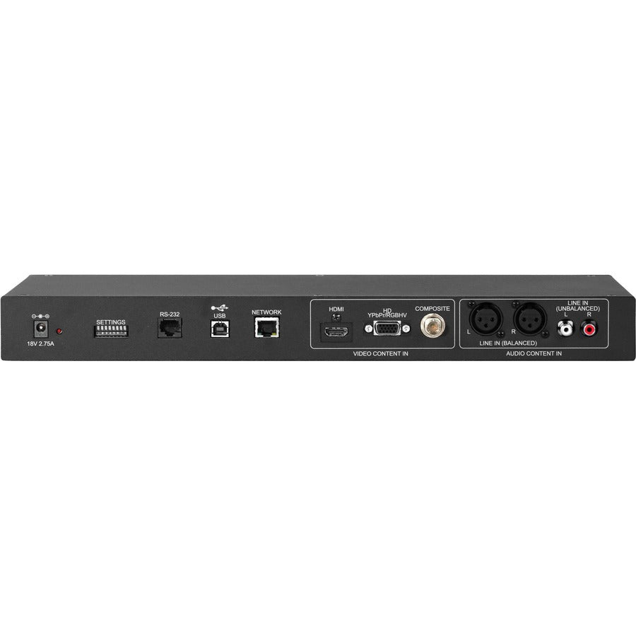 Vaddio AV Bridge - Streaming Video and Audio - Black 999-8210-000