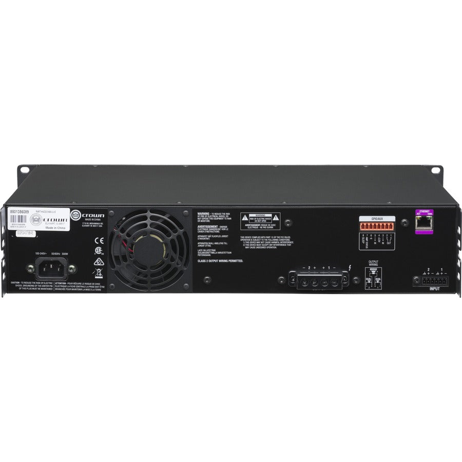 Crown CDi DriveCore 2|600 Amplifier - 1200 W RMS - 2 Channel NCDI2X600-U-US