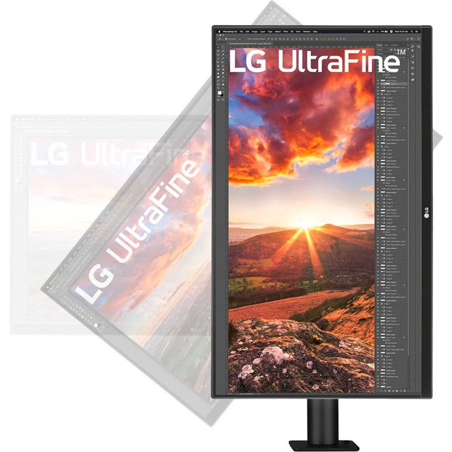 LG UltraFine 27BN88U-B 27" Class 4K UHD LCD Monitor - 16:9 - Textured Black 27BN88U-B