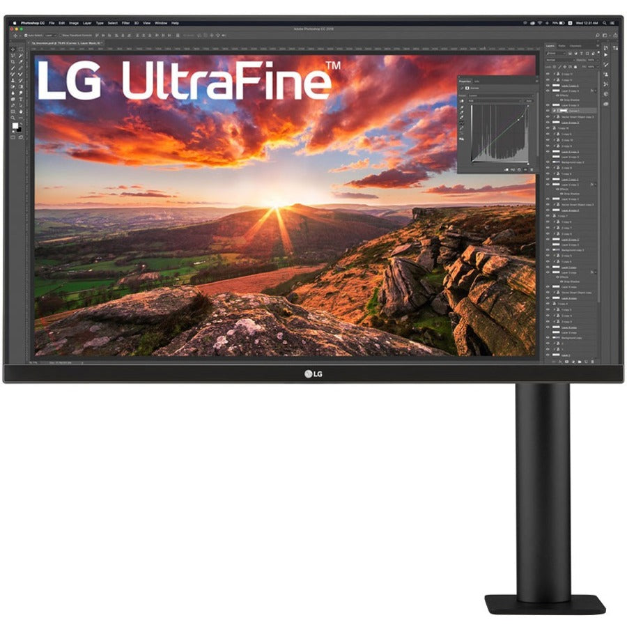 LG UltraFine 27BN88U-B 27" Class 4K UHD LCD Monitor - 16:9 - Textured Black 27BN88U-B