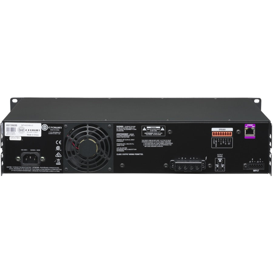 Crown CDi DriveCore 2|600 Amplifier - 1200 W RMS - 2 Channel CRN-CDI2X600VMUS