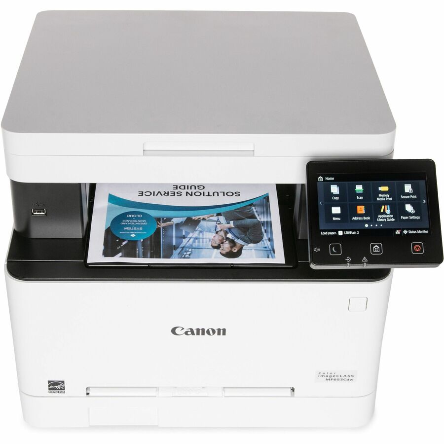 Canon imageCLASS MF653Cdw Wireless Laser Multifunction Printer - Color - White 5158C007