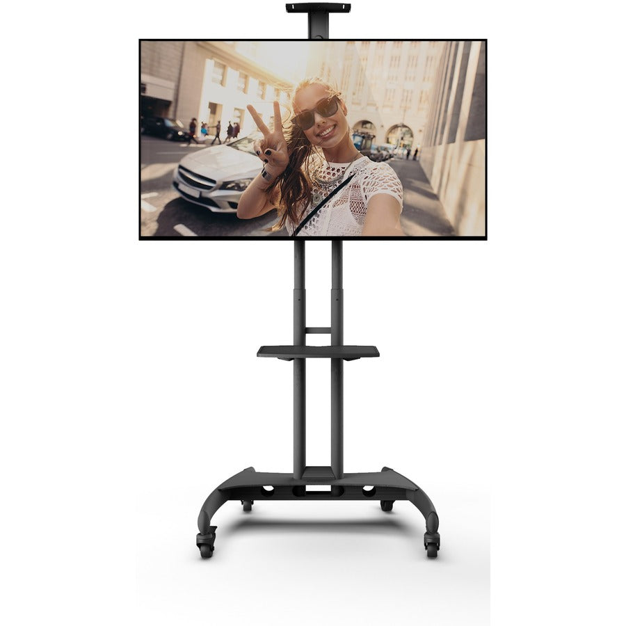 Kanto MTM65PL Mobile TV Mount with Adjustable Shelf for 37-inch to 65-inch TVs MTM65PL