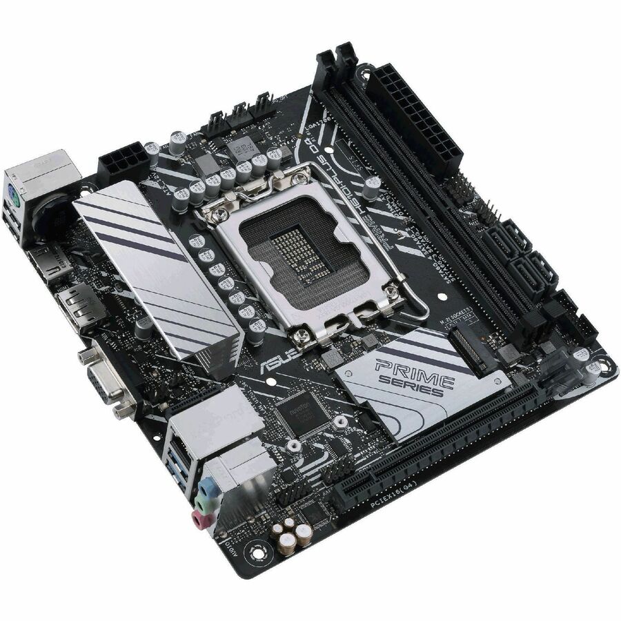 Asus Prime PRIME H610I-PLUS D4-CSM Desktop Motherboard - Intel H610 Chipset - Socket LGA-1700 - Mini ITX PRIME H610I-PLUSD4-CSM