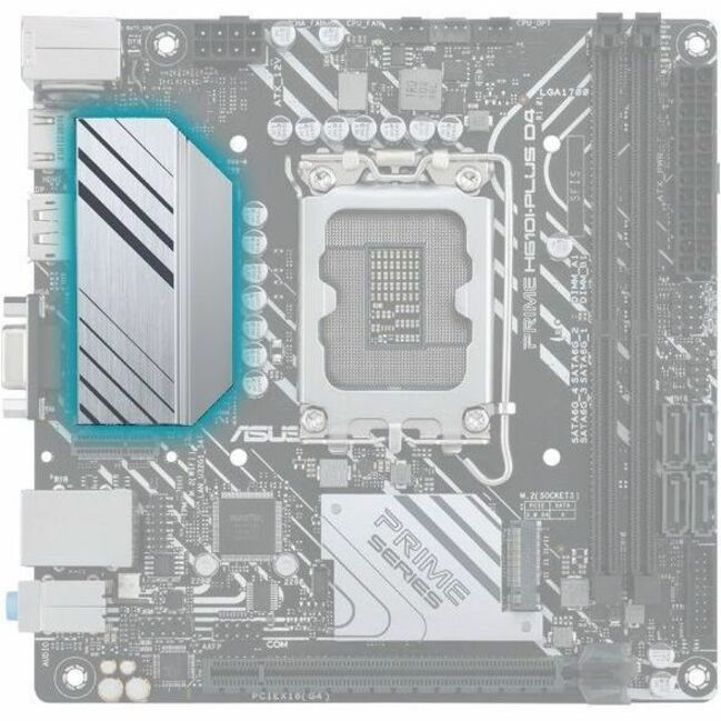 Asus Prime PRIME H610I-PLUS D4-CSM Desktop Motherboard - Intel H610 Chipset - Socket LGA-1700 - Mini ITX PRIME H610I-PLUSD4-CSM