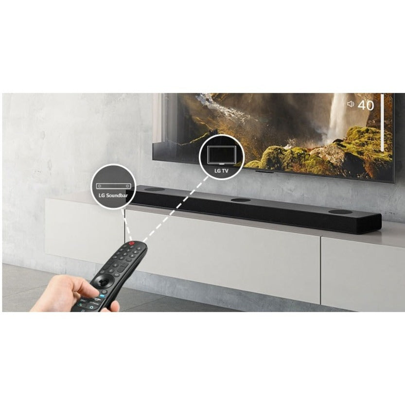 LG S90QY 5.1.3 Bluetooth Sound Bar Speaker - 570 W RMS - Alexa, Google Assistant Supported S90QY.DUSALLK