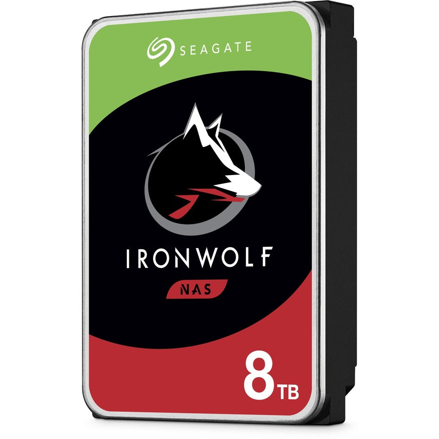 Seagate IronWolf ST8000VN004 8 TB Hard Drive - 3.5" Internal - SATA (SATA/600) - Conventional Magnetic Recording (CMR) Method ST8000VN004