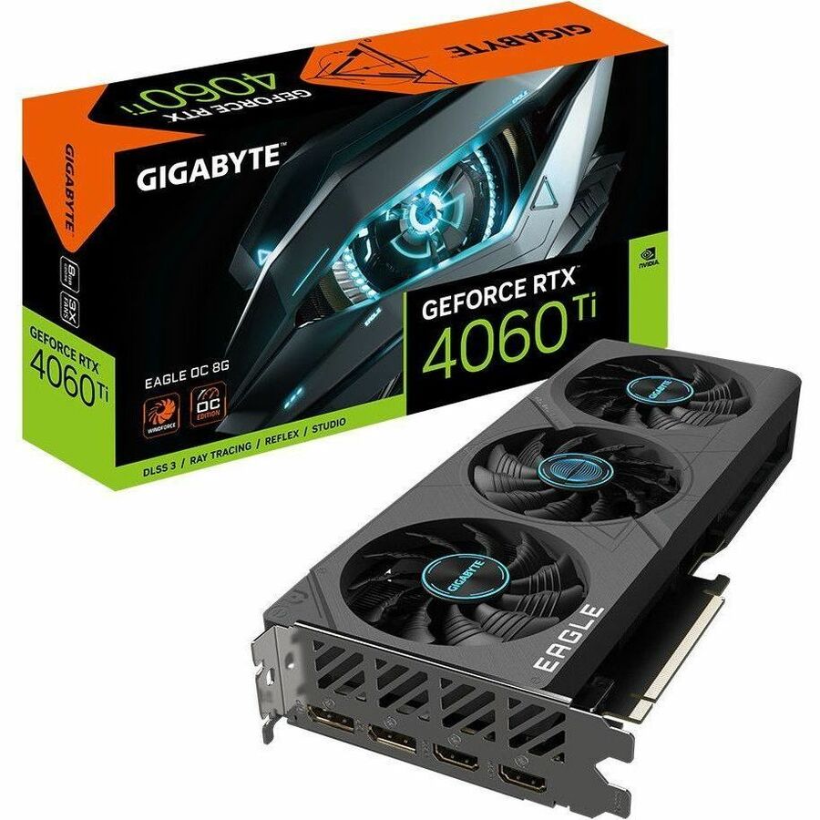 Gigabyte NVIDIA GeForce RTX 4060 Ti Graphic Card - 8 GB GDDR6 GV-N406TEAGLEOC-8GD