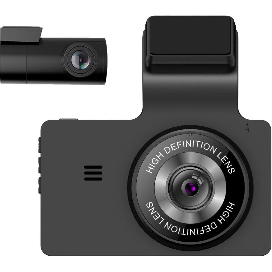 myGEKOgear by Adesso Orbit 956 4K Dual Dash Cam (Front 4K + Rear Full HD ) with GPS Logging, APP for Instant Video Access,Wide Angle View GO95632G