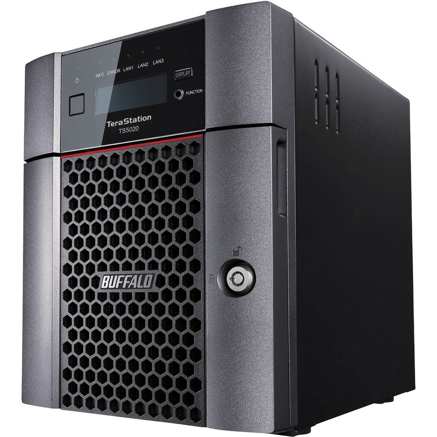 BUFFALO TeraStation 5420 4-Bay 24TB (2x12TB) Business Desktop NAS Storage Hard Drives Included TS5420DN2402