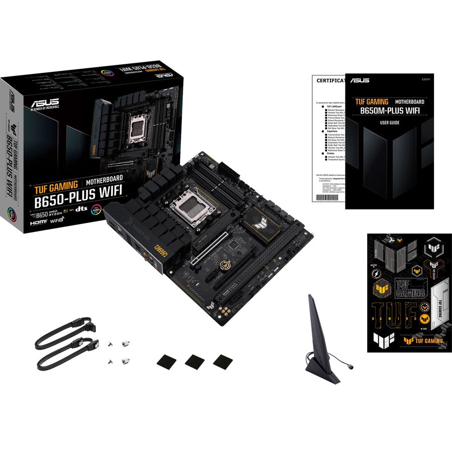 TUF GAMING B650-PLUS WIFI Gaming Desktop Motherboard - AMD B650 Chipset - Socket AM5 - ATX TUF GAMING B650-PLUS WIFI