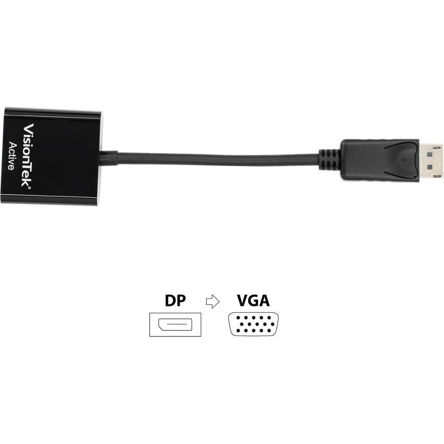 VisionTek DisplayPort to VGA Active Adapter (M/F) 900342